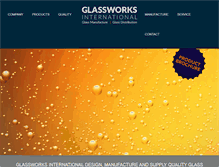 Tablet Screenshot of glassworksinternational.com